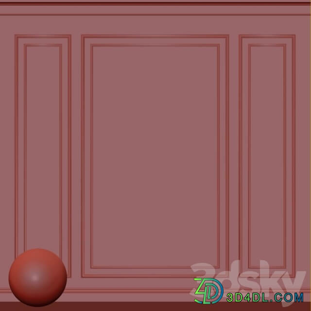 Stone Decorative plaster with molding 101