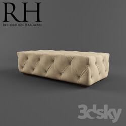 Restoration Hardware Soho Ottoman 