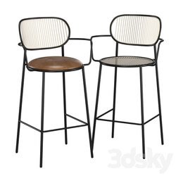 Piper Bar Chair with Armrests 