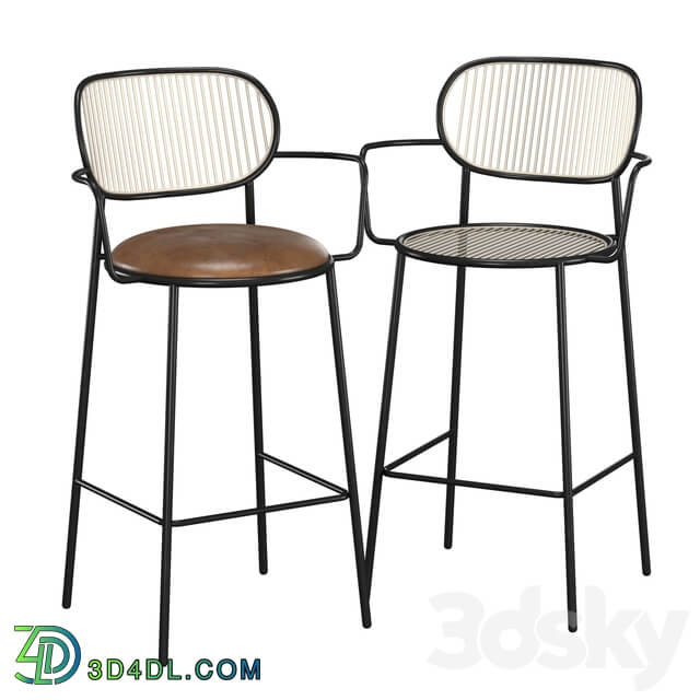 Piper Bar Chair with Armrests