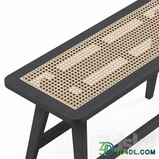 Other H M Rattan bench