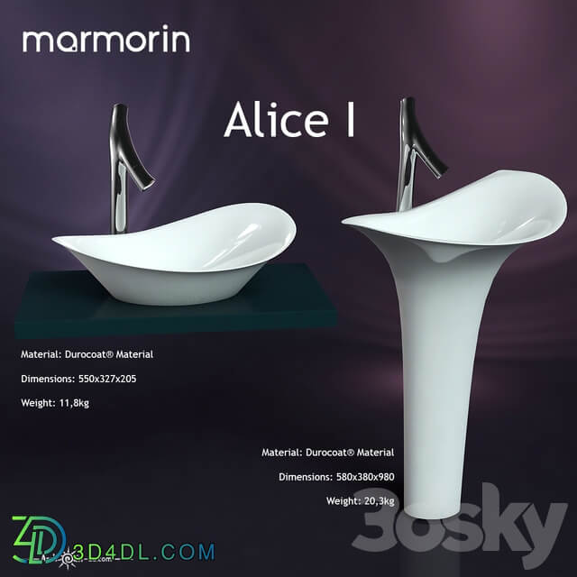 Washbasins Marmorin ALICE I