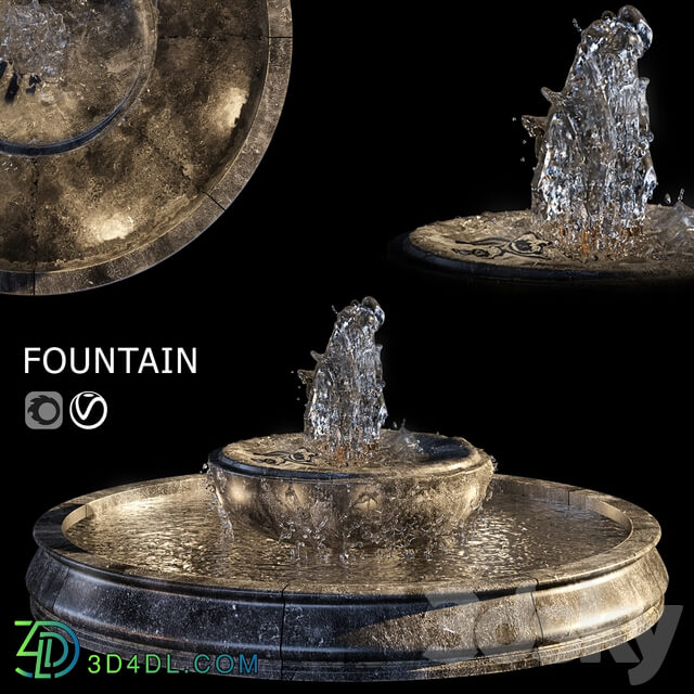 Urban environment Fountain 16