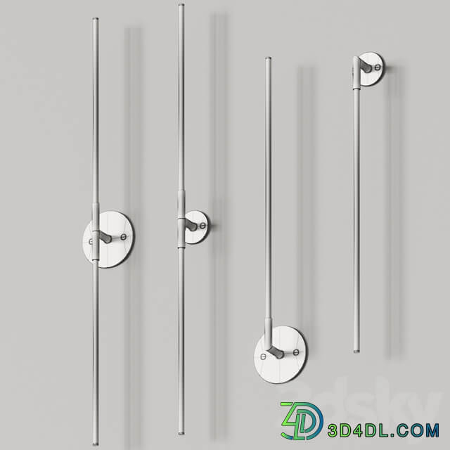 Juniper Thin Single Double Float Wall Lamps