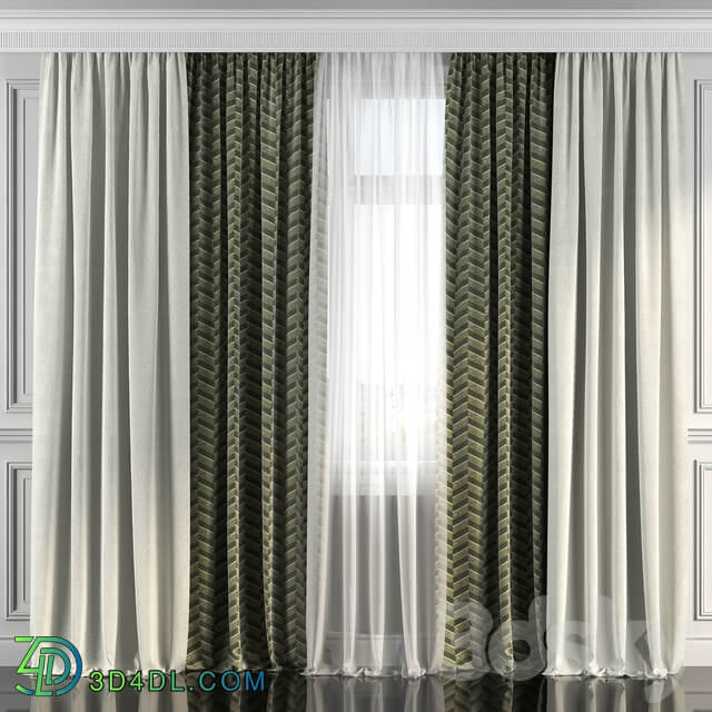 Curtains with window 185