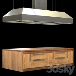 Extractor table Kitchen 3D Models 