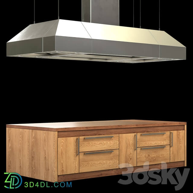 Extractor table Kitchen 3D Models