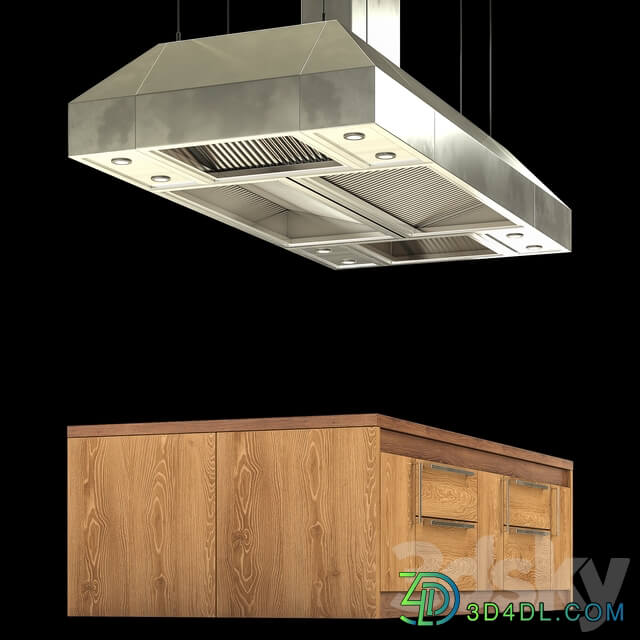 Extractor table Kitchen 3D Models