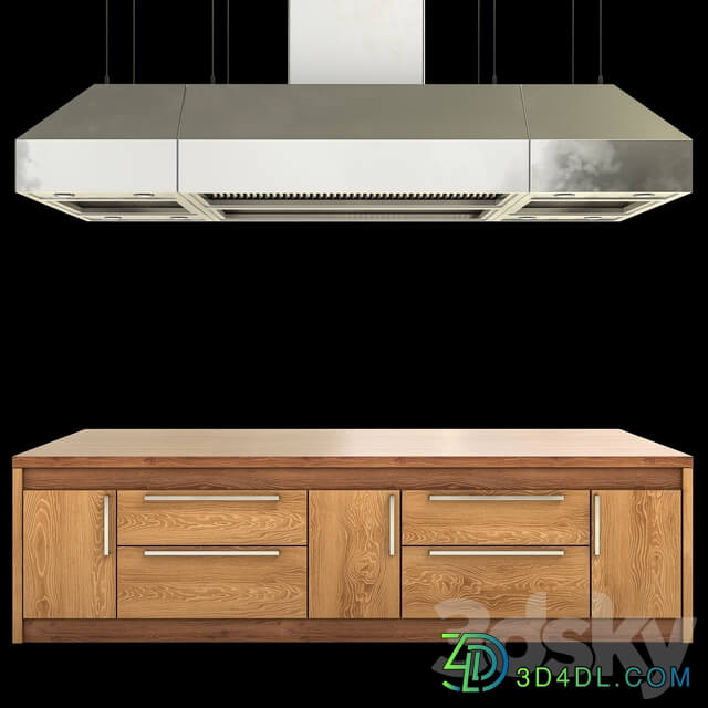 Extractor table Kitchen 3D Models