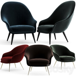 Gubi Bat Lounge Chairs 