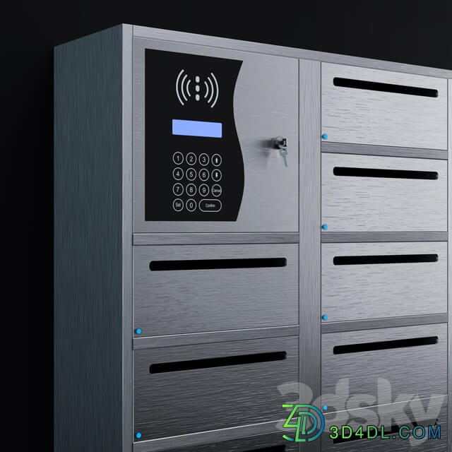 Other decorative objects Electronic mailboxes with the Smartbox system custom made 