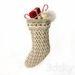 Decorative set Christmas stocking 