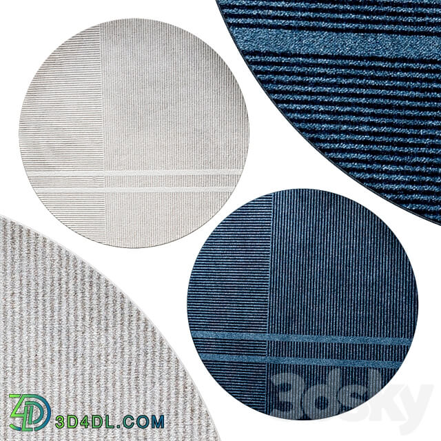 Circle rugs 093