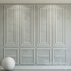 Stone Decorative plaster with molding 115 