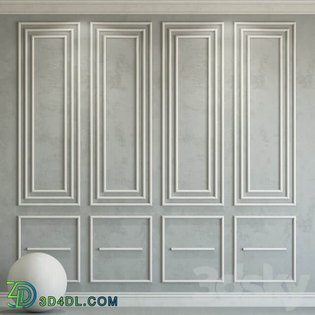 Stone Decorative plaster with molding 115