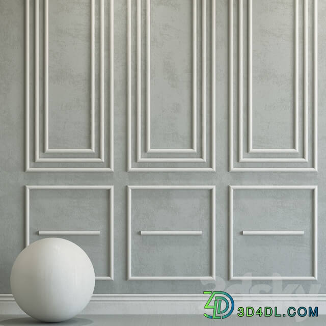 Stone Decorative plaster with molding 115