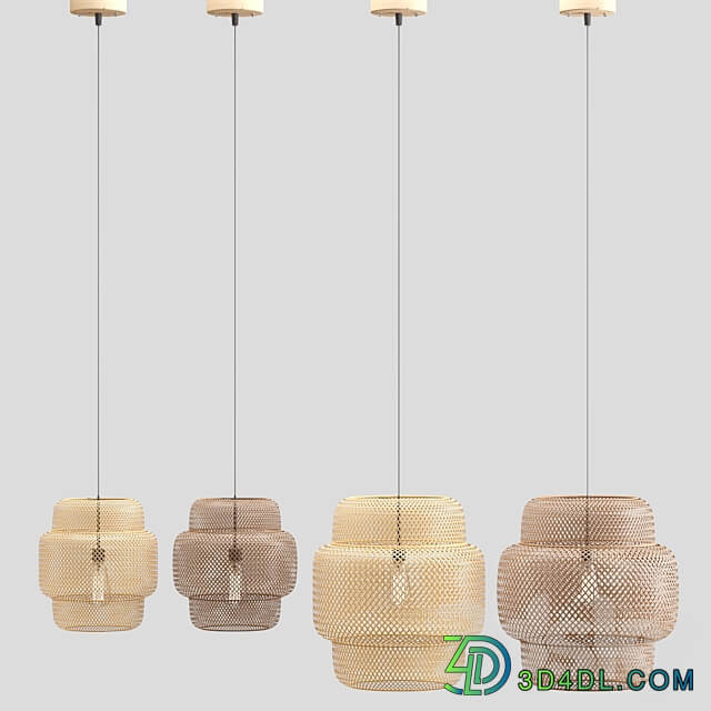 Pendant light Rattan pendant lights 050