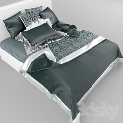 Bed bed set with paillettes 