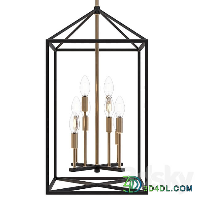 Pendant light Twilight 4 Light and 8 Light Chandelier by Steven Sabados