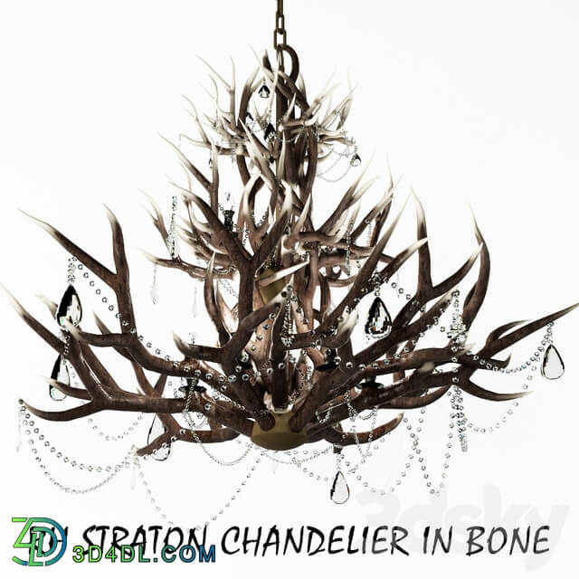 RH STRATON CHANDELIER IN BONE Pendant light 3D Models