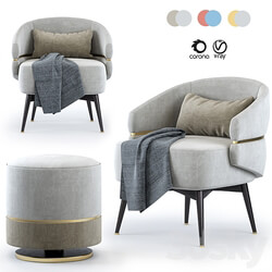 Frato cairo Armchair Parma stool 