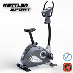 Exercise Bike Kettler Axos Cycle M. Training apparatus 3D Models 