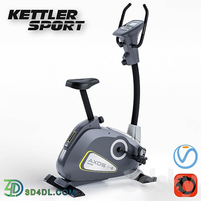 Exercise Bike Kettler Axos Cycle M. Training apparatus 3D Models