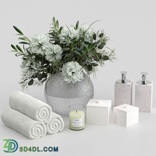 Bathroom decorative set