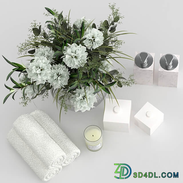 Bathroom decorative set