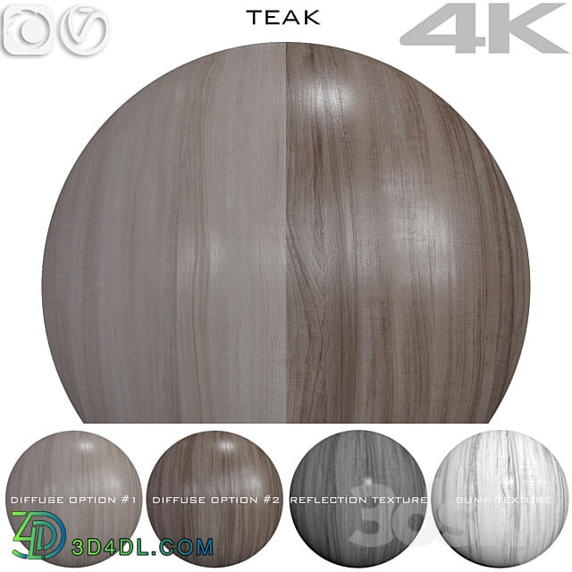 Seamless texture Teak 5