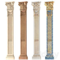 Pilaster in classic style. 