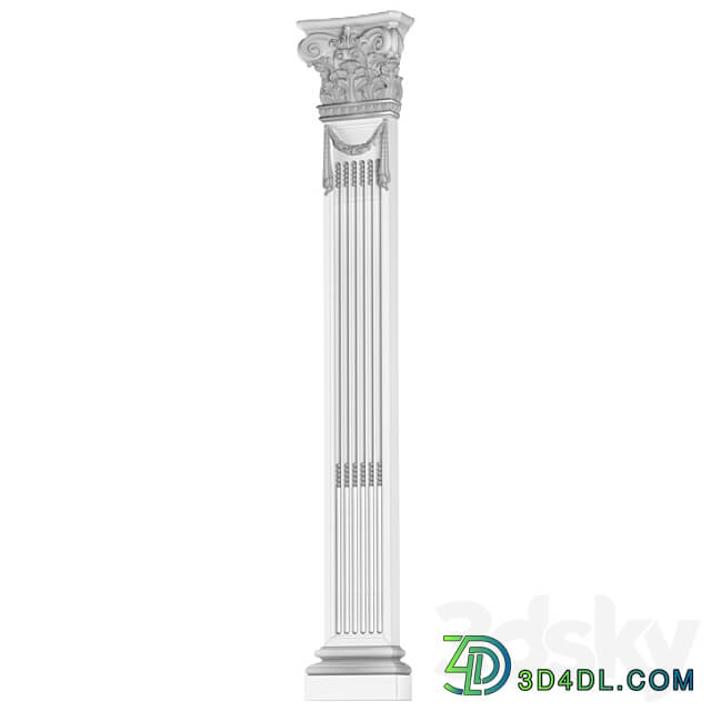 Pilaster in classic style.