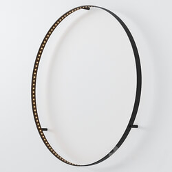 CURVE 80 Black Gold by Le deun Sconce 