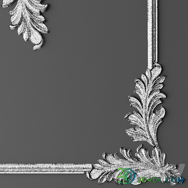 Stucco Frame. 3D Models