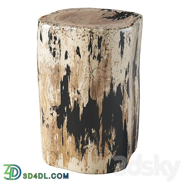 Petrified Log Stool 2nd