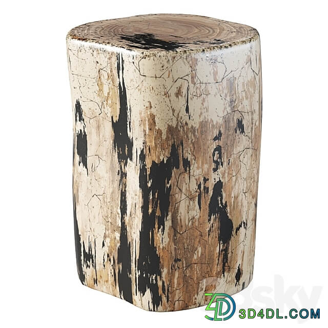 Petrified Log Stool 2nd