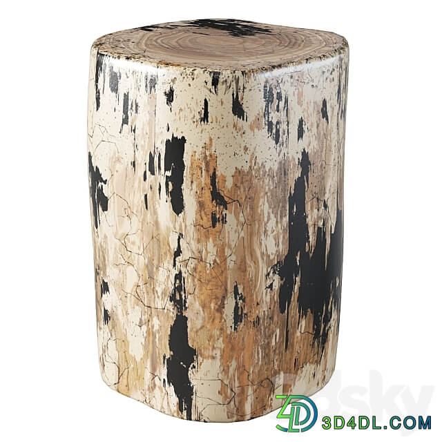 Petrified Log Stool 2nd