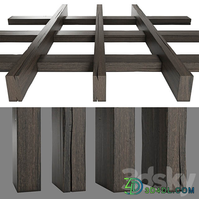 Wooden beams 4