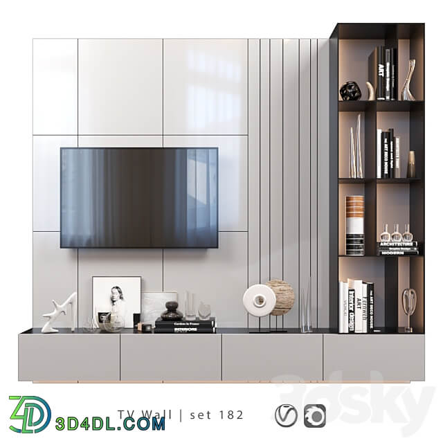 TV Wall set 182