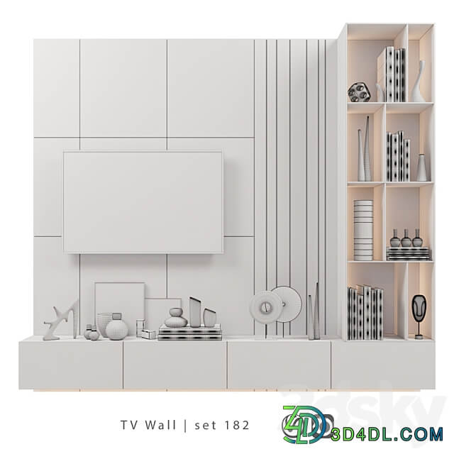 TV Wall set 182