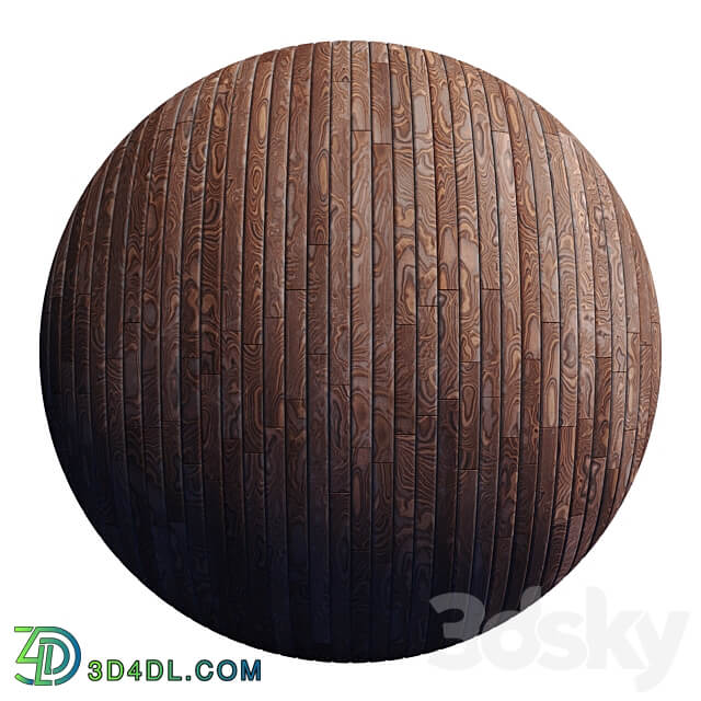 Striped Wood Light Panels D PBR 4K 2 Mats