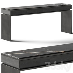 Malerba Black More Console Table 