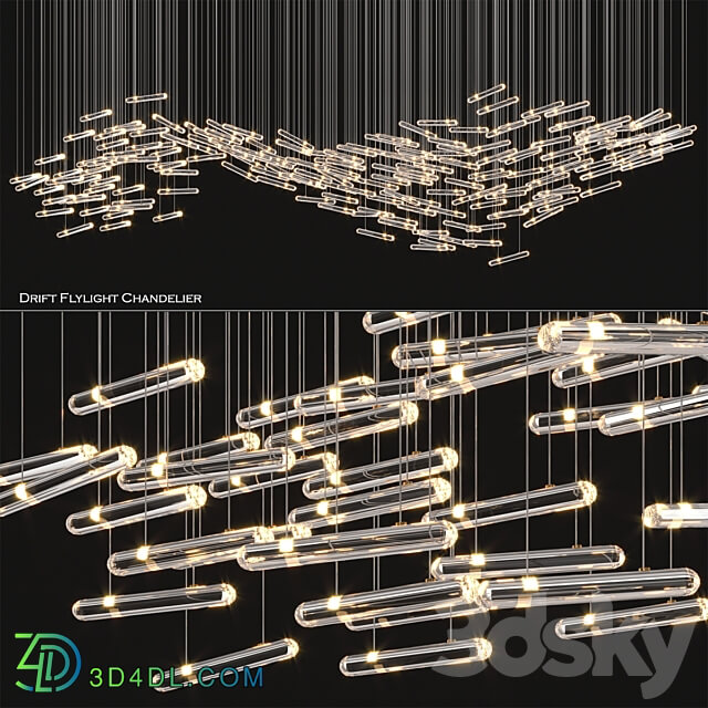 Pendant light Drift Flylight Chandelier 2