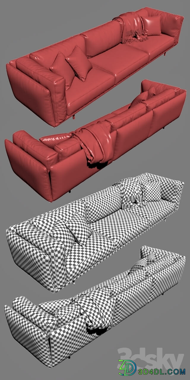 Lederman Sofa by Arik Ben Simhon