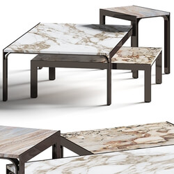 Longhi edge coffee tables 