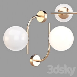 Maytoni Rendez Vous MOD109Wl 01BS Wall Lamp 3D Models 