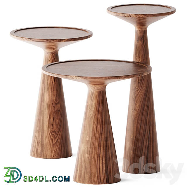 Round Coffee Side Table Figura by Draenert