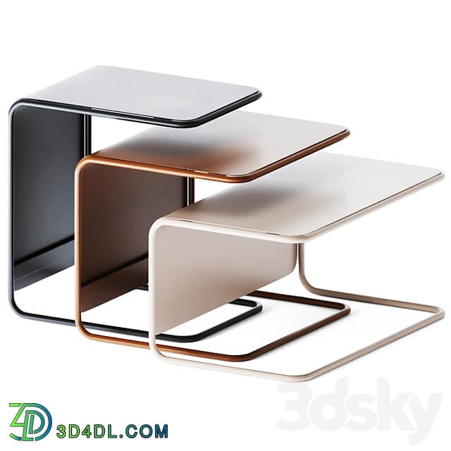 Metal Coffee Table Tab by Bulo