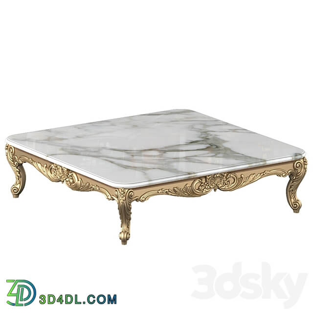 Large coffee table by Roberto Giovannini. Classic coffee table