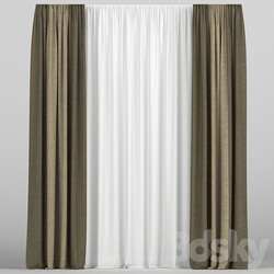 Curtains with tulle 